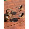 Beautiful Art Nouveau Brass & Copper German Candle Holder Pair