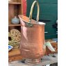 Unusual Victorian Copper Tall Coal Scuttle