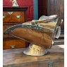 Antique 19th Century Riveted Copper Coal Scuttle