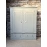 Massive Reclaimed Solid Painted Pine Double Wardrobe