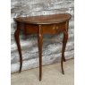 Antique c1900 French Marquetry Topped Half Table