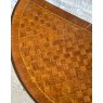 Antique c1900 French Marquetry Topped Half Table