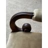 Antique Victorian Mahogany Framed Armchair