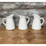 Antique French Heavy Glazed Clay Jugs