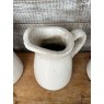 Antique French Heavy Glazed Clay Jugs