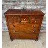 Unusual Antique Victorian Mahogany Multi Chest Of Drawers