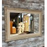 Vintage Large French Rustic Framed Wall Mirror
