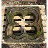 Antique Reclaimed Large Sandstone Quatrefoil Window