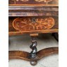 Antique 17th Century Oyster Veneer Chest On Stand