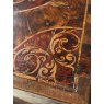 Antique 17th Century Oyster Veneer Chest On Stand