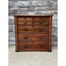 Antique Mahogany Chest Of Drawers With Columns