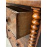 Antique Mahogany Chest Of Drawers With Columns