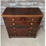 Rustic Antique Victorian Large Chest Of Drawers