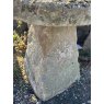Beautifully Weathered Carved Stone Saddlestone
