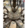 Beautiful Antique Large Gilded Bronze Chandelier c1920