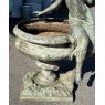 Beautiful Reclaimed Lady With Shell Copper Urn