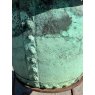 Beautiful Reclaimed Riveted Copper Planter On Stand