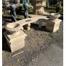 Beautiful Hand Carved Natural Stone Bench