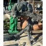 Large Menacing Patinated Copper Jaguar On Branch Statue