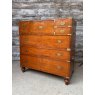 Antique Large 19th Century Teak Campaign Chest