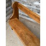 Antique Heavy Pitch Pine Bench