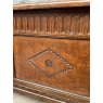 Antique Early 18th Century English Oak Coffer Chest