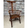 Beautiful Antique Georgian Windsor Armchair Ash & Fruitwood
