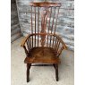 Beautiful Antique Georgian Windsor Armchair Ash & Fruitwood