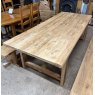 Beautiful Rustic Farmhouse Elm Dining Table (2.4m x 1m)