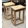 Beautiful Rustic Elm Tall Stools