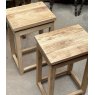 Beautiful Rustic Elm Tall Stools