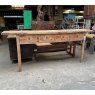 Vintage Rustic Farmhouse Elm Long Sideboard