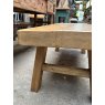 Farmhouse Solid Chunky Pine Pig Bench