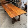 Beautiful Large English Oak Refectory Dining Table c19th