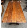 Beautiful Large English Oak Refectory Dining Table c19th