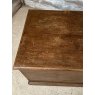 Antique Massive Stained Pine Blanket Chest
