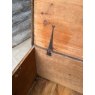 Antique Massive Stained Pine Blanket Chest