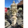 Beautiful 19th Century Massive Terracotta Urn On Stand