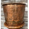 Beautiful 19th Century Large Copper Planter