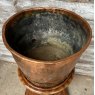 Beautiful 19th Century Large Copper Planter