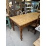 Vintage English Pine Farmhouse Dining Table