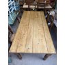 Vintage English Pine Farmhouse Dining Table