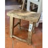 Vintage Rustic Elm Stool (1) Vintage Rustic Elm Stool (1)