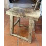 Vintage Rustic Elm Stool (1)