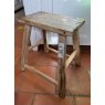 Vintage Rustic Elm Stool (2)