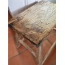 Vintage Rustic Elm Stool (2)