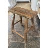 Vintage Rustic Elm Stool (3)