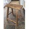 Vintage Rustic Elm Stool (3)