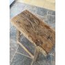 Vintage Rustic Elm Stool (3)