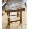 Vintage Rustic Elm Stool (4)